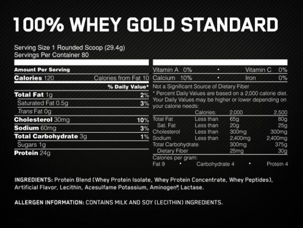 ON Gold Standard 100% Whey - 0,45kg
