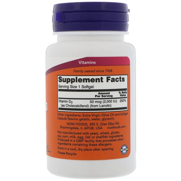 NF Vitamin D-3 2000IU - 120 kapslit