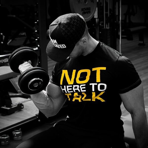 DEDICATED T-Shirt 'NOT HERE TO TALK'