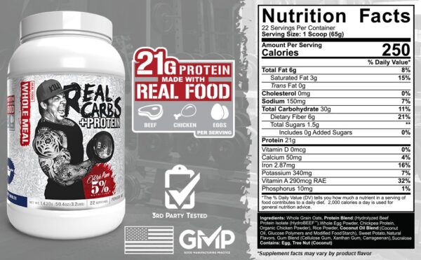 5% Nutrition Real Carbs & Protein - 3.5lbs