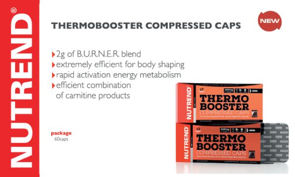 Nutrend Carnitine Thermobooster Compressed - 60 kapslit