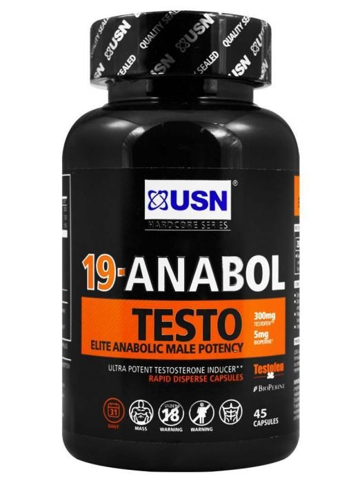 USN 19-Anabol Testo - 45 kapslit