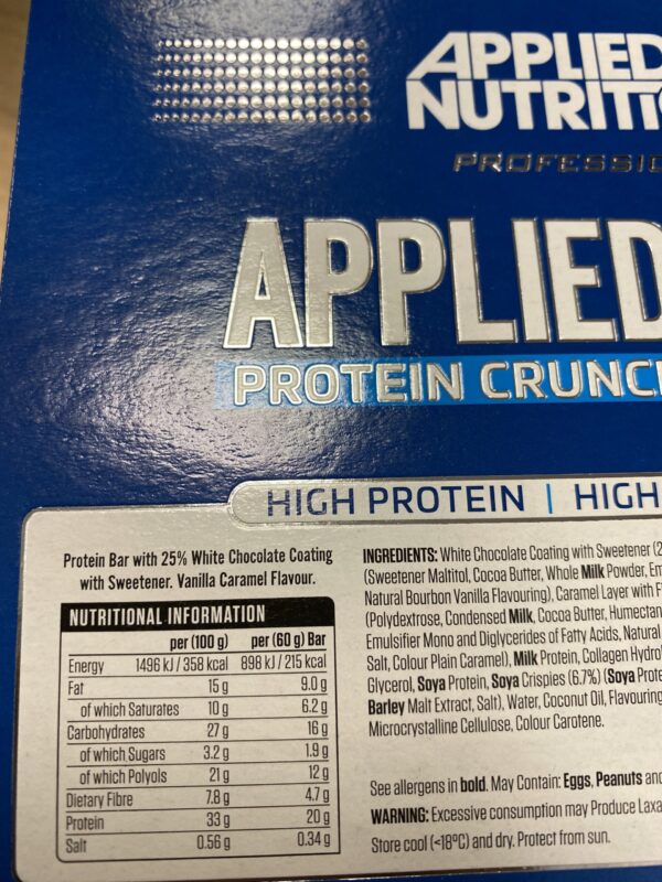 Applied Nutrition Protein Crunch Bar - 60g.