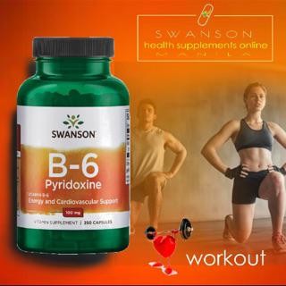 Swanson Vitamin B-6 - 100mg - 100 kapslit.