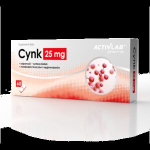 Activlab Pharma Cynk 25mg - 60 kapslit.