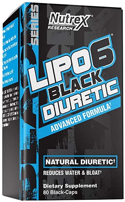 Nutrex Lipo-6 Black Diuretic US - 80 kapslit