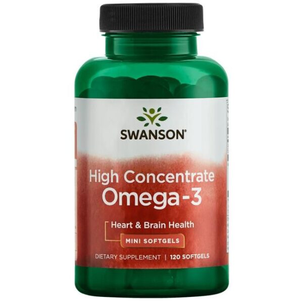 Swanson EFA High Concentrate Omega-3 - 120 kapslit.