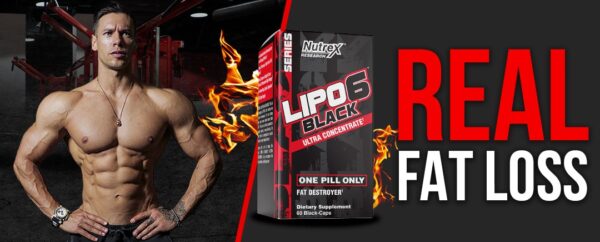 NUTREX LIPO-6 BLACK FAT DESTROYER - 72 kapslit