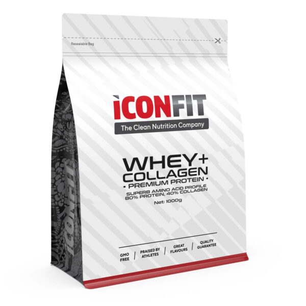 ICONFIT WHEY+ Collagen (Premium Protein) - 1KG.