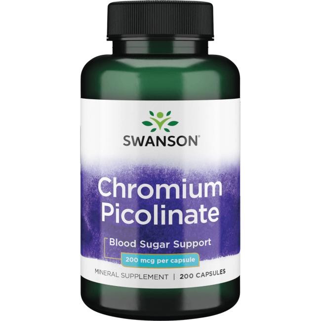 Swanson Chromium Picolinate 200mcg - 200 kapslit.