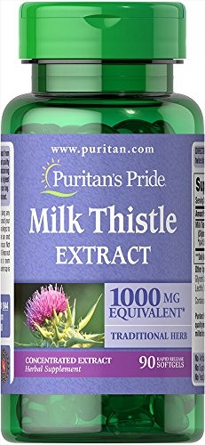 Puritan's Pride Milk Thistle 1000mg - 90 kapslit.