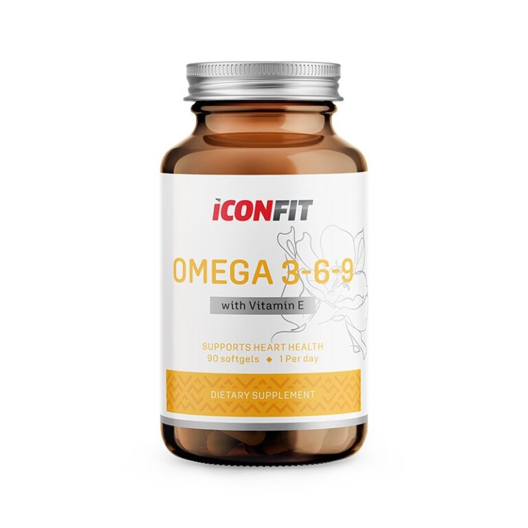 ICONFIT Softgel Omega 3, 6 & 9. 1000mg - 90 kaplsit.