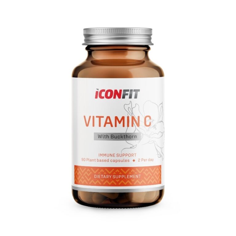ICONFIT Capsules Vitamin C w. Buckthorn - 90 kapsllit.