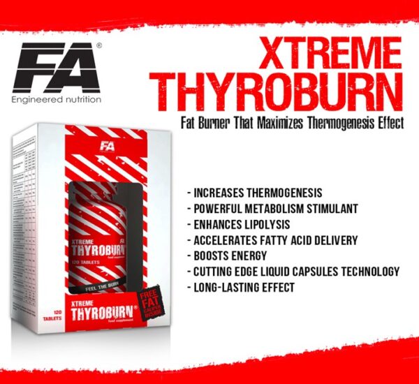 Fitness Authority Xtreme Thyroburn - 120 kapslit.
