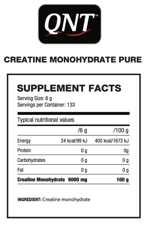 QNT Creatine Monohydrate Pure - 300g.