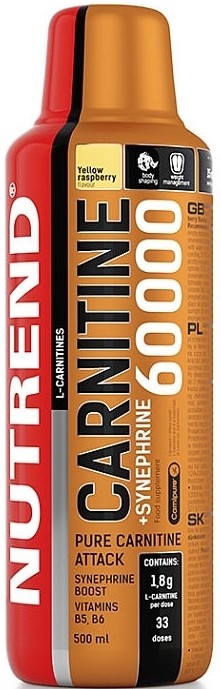 nutrend carnitine 60000 + synephrine- 500ml.