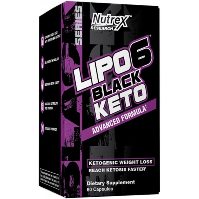 Nutrex Lipo-6 Black Keto - 60 kapslit.