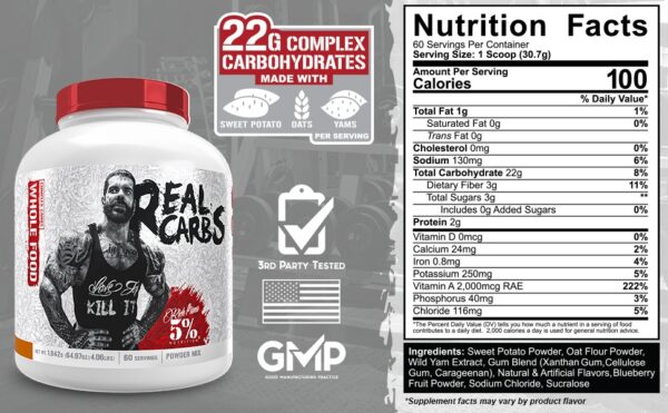5% Nutrition Real Carbs Legendary seriees - 1830g.