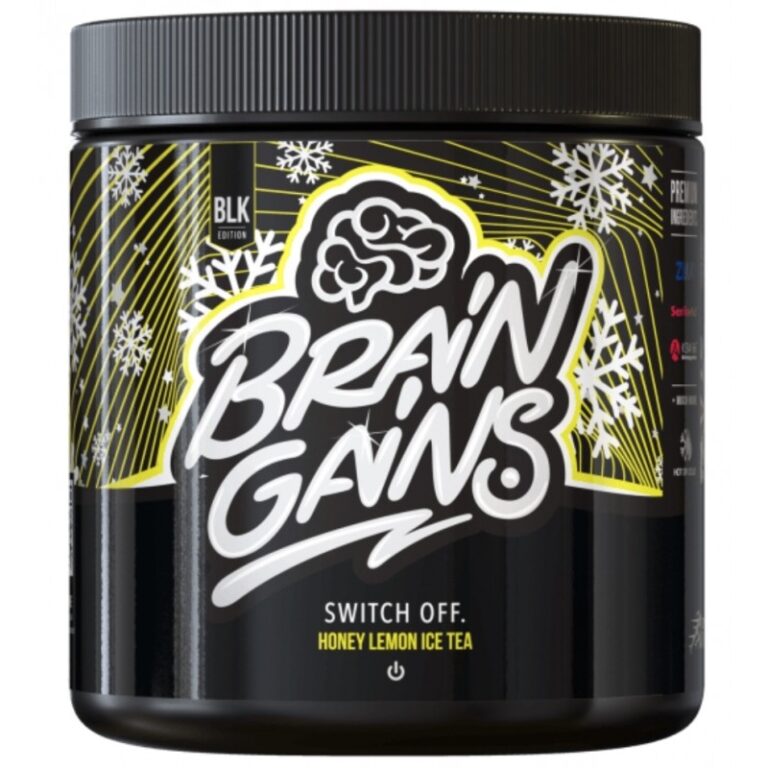 Brain Gains Switch-Off Black Edition - 200g.