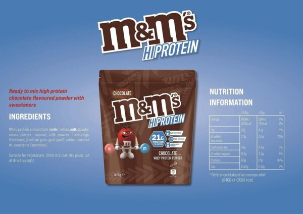 M&M Protein Powder - 875g.